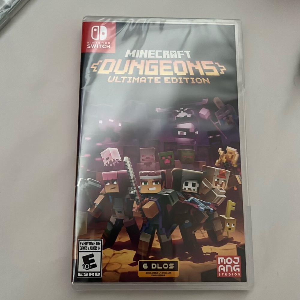 Minecraft Dungeons ultimate Edition Nintendo switch game